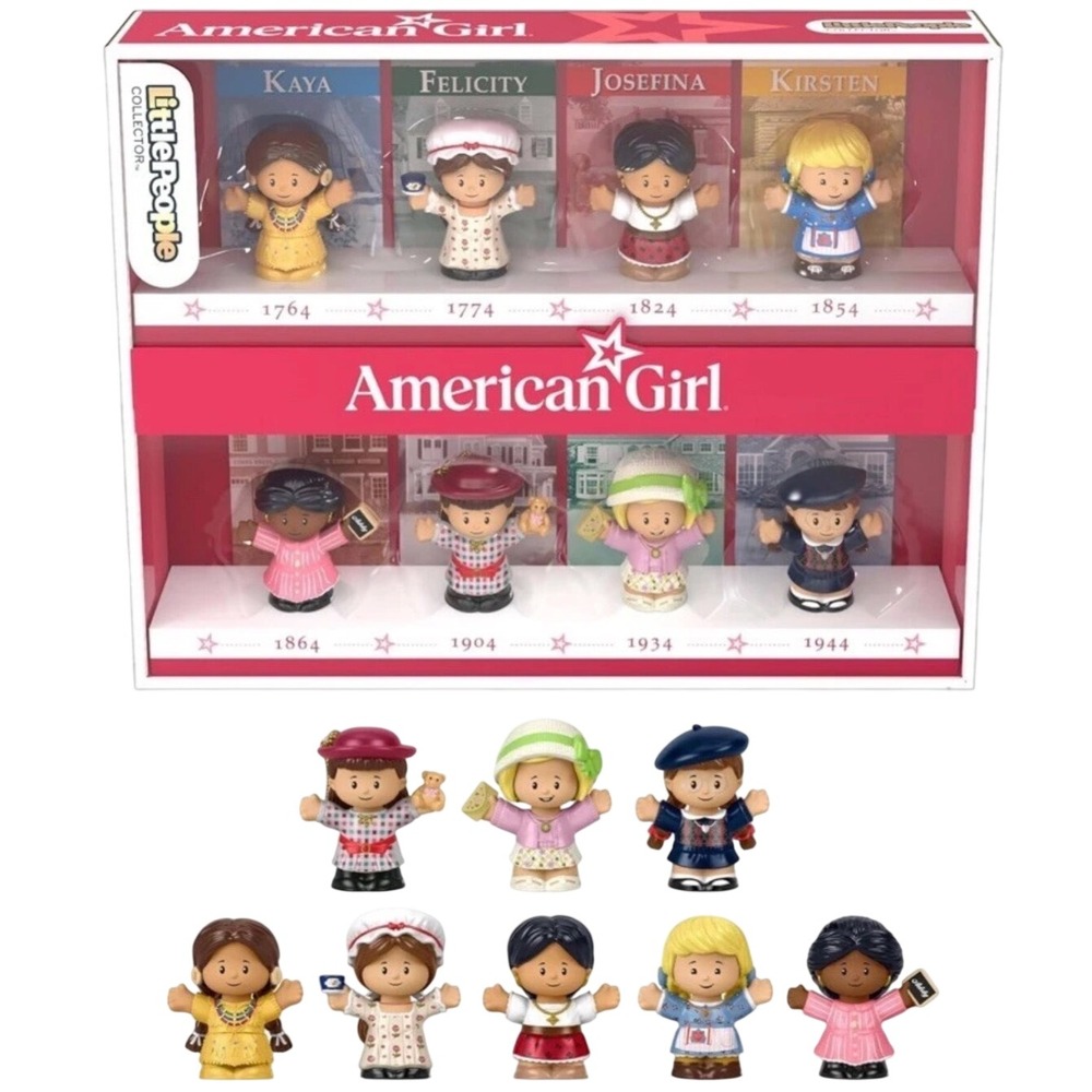 Little People American Girl 40th Anniversary BRAND NEW 8 Character Figures NIB